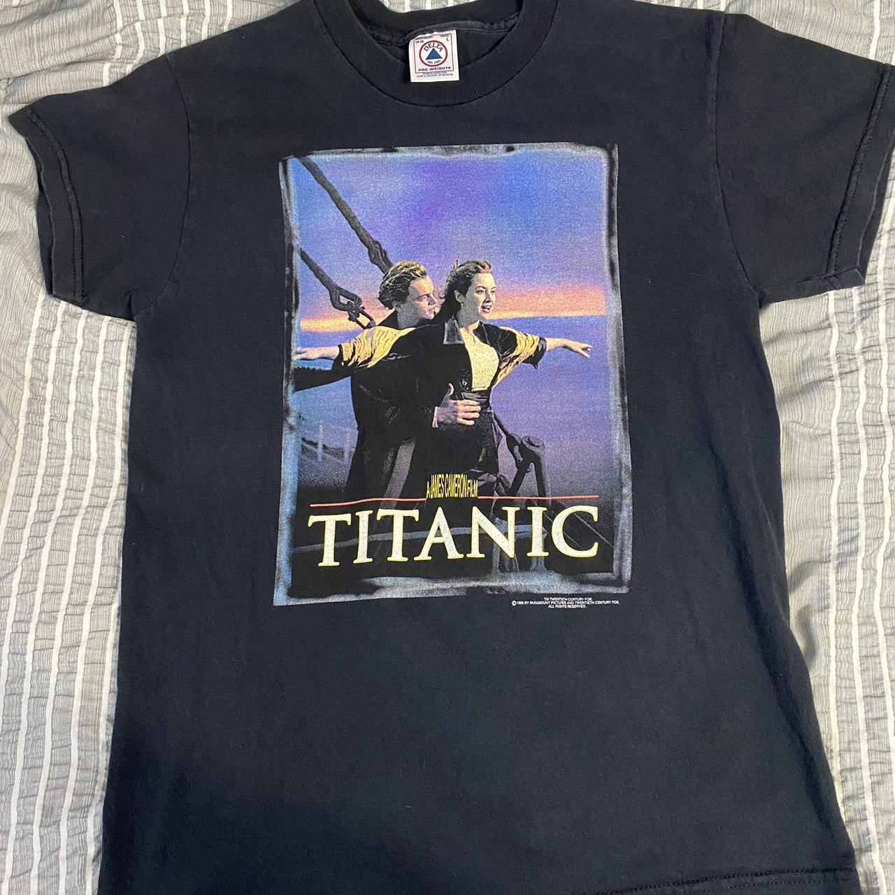 Vintage 1998 Titanic Movie Promo Shirt Size youth...