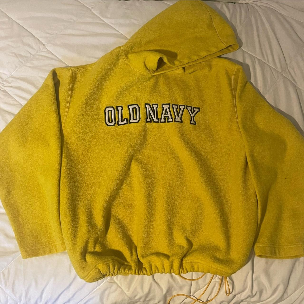 Old navy yellow hoodie hotsell