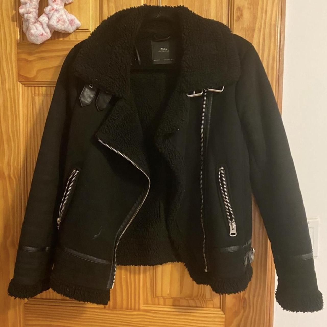 Zara faux suede jacket. - Depop