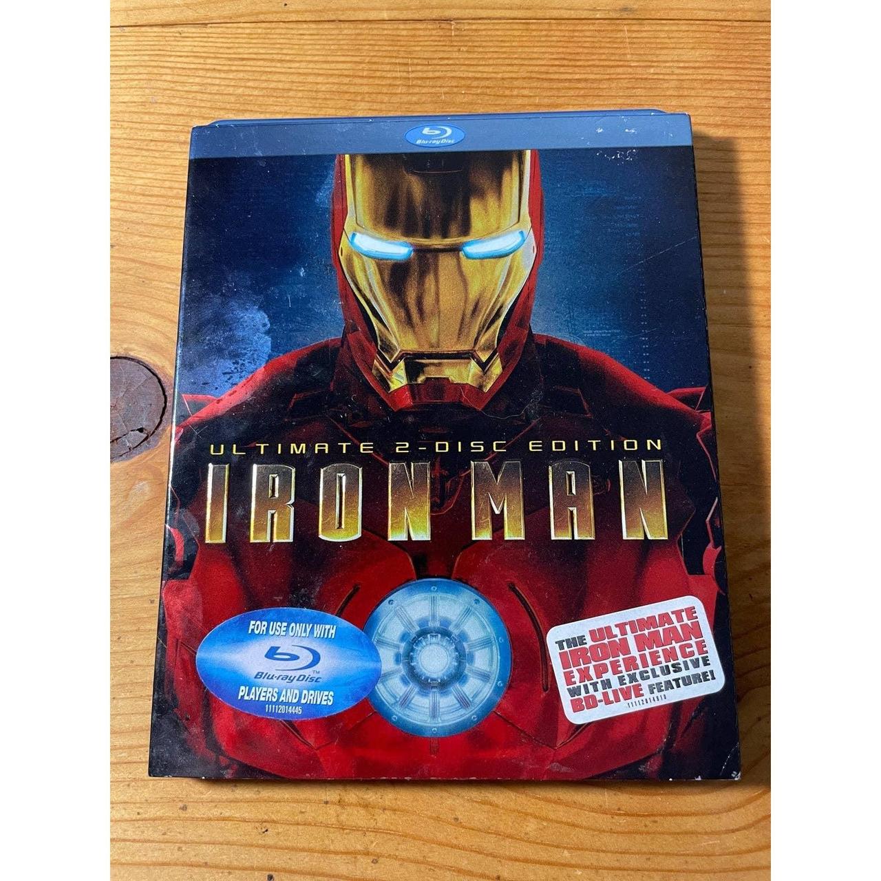 2-discs,　In...　Man　Iron　Blu-Ray,　slipcover　comes　with　Depop
