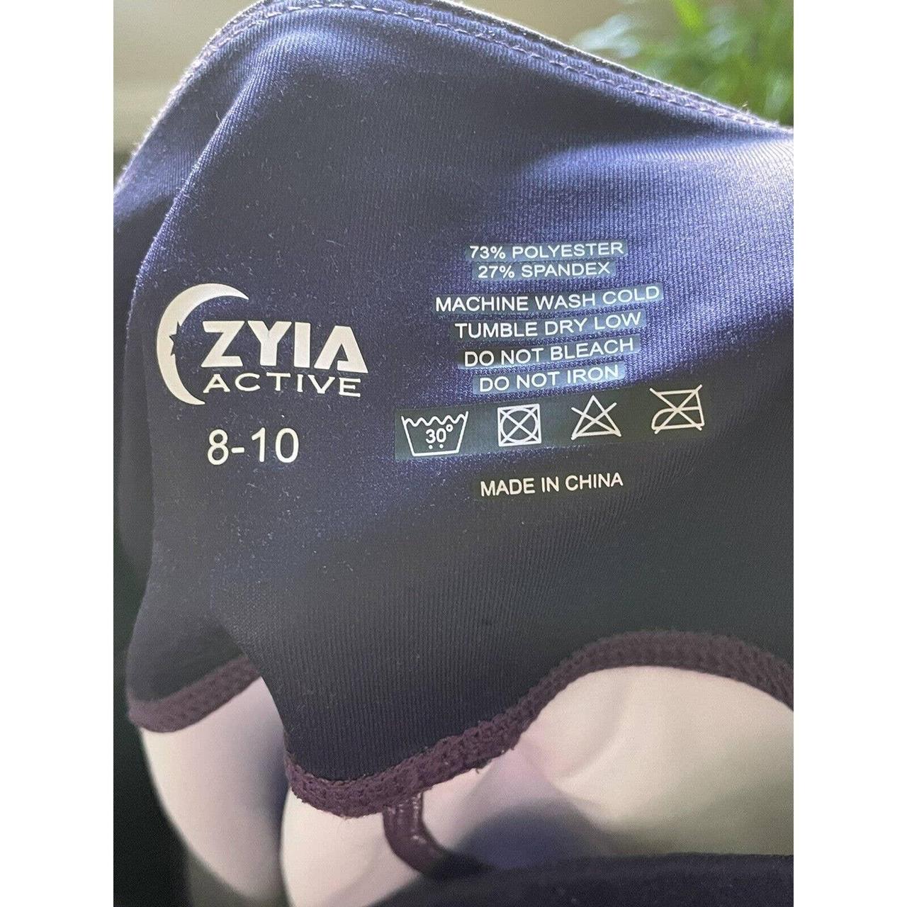 Zyia Active Womens Size Medium 8/10 Leggings Purple - Depop