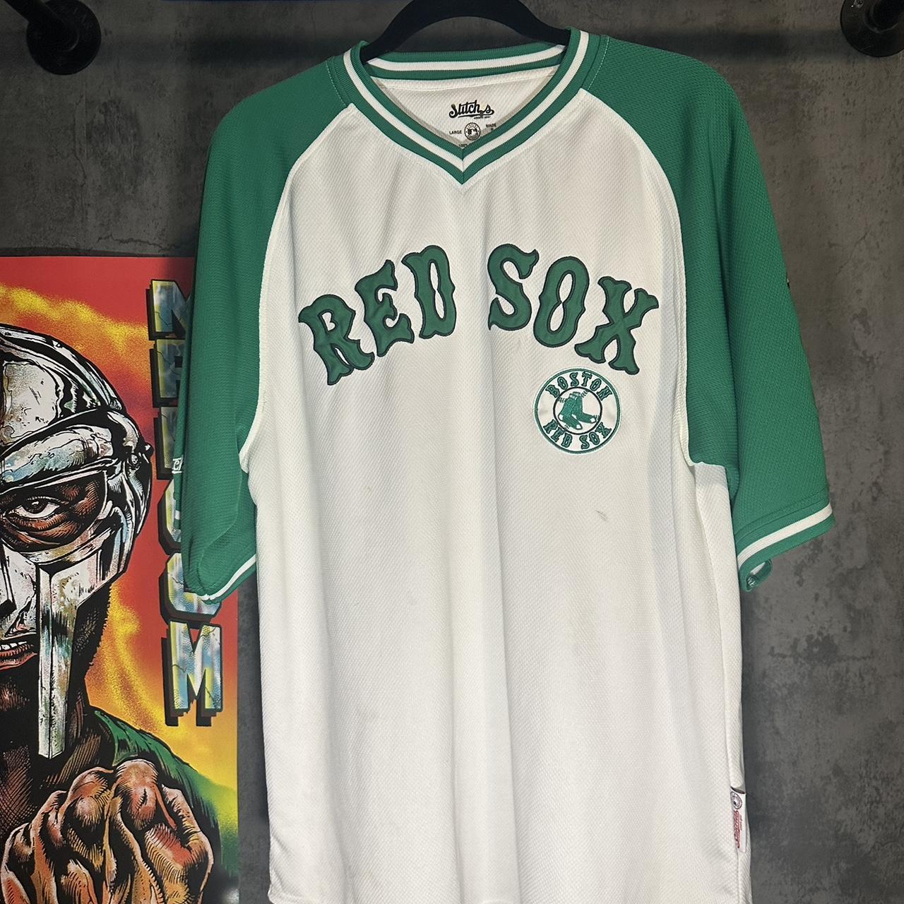 boston red sox jersey green
