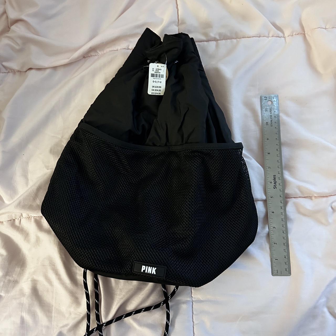 Victoria's secret outlet pink drawstring backpack