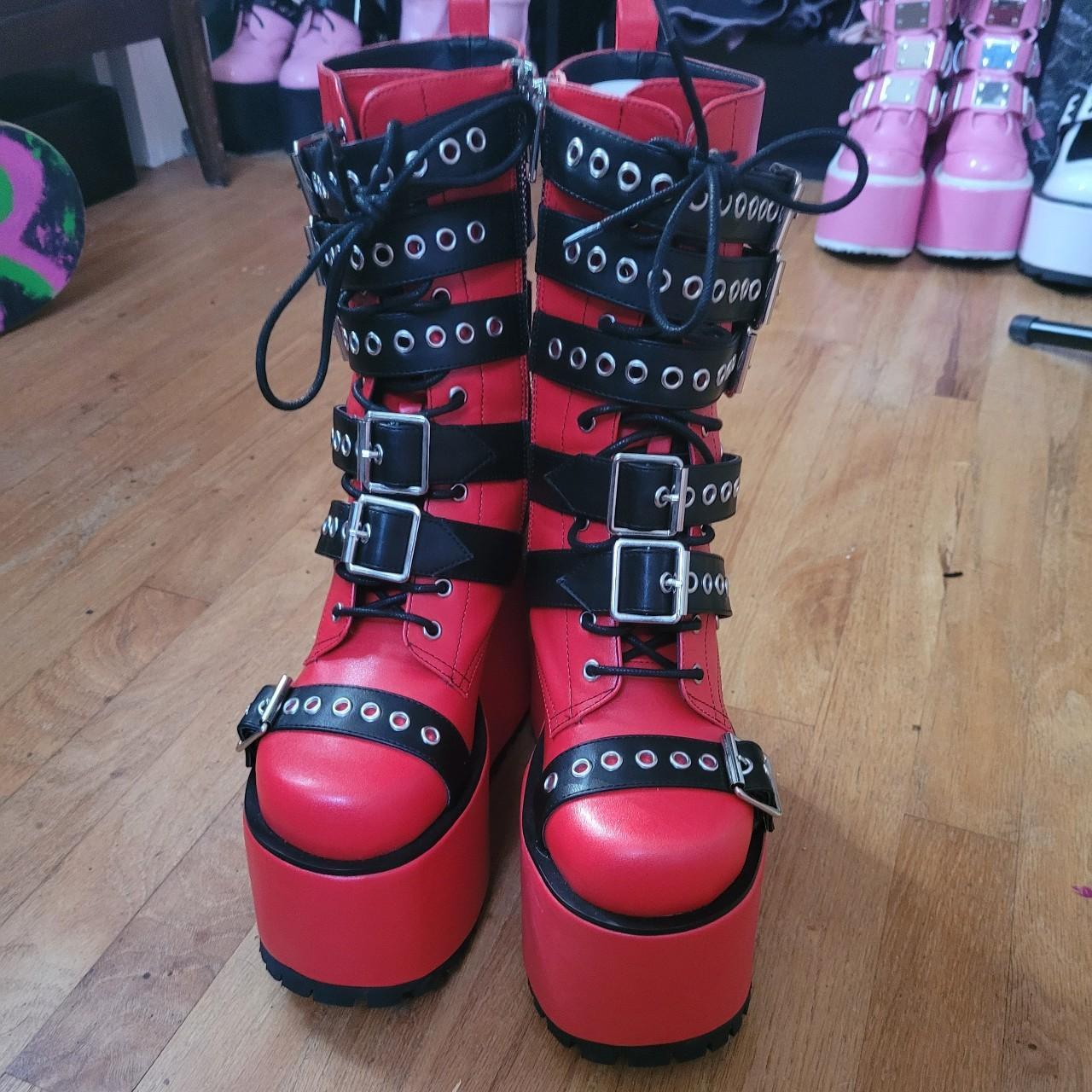 Dollskill Current Mood hell raiders platform boots.... Depop