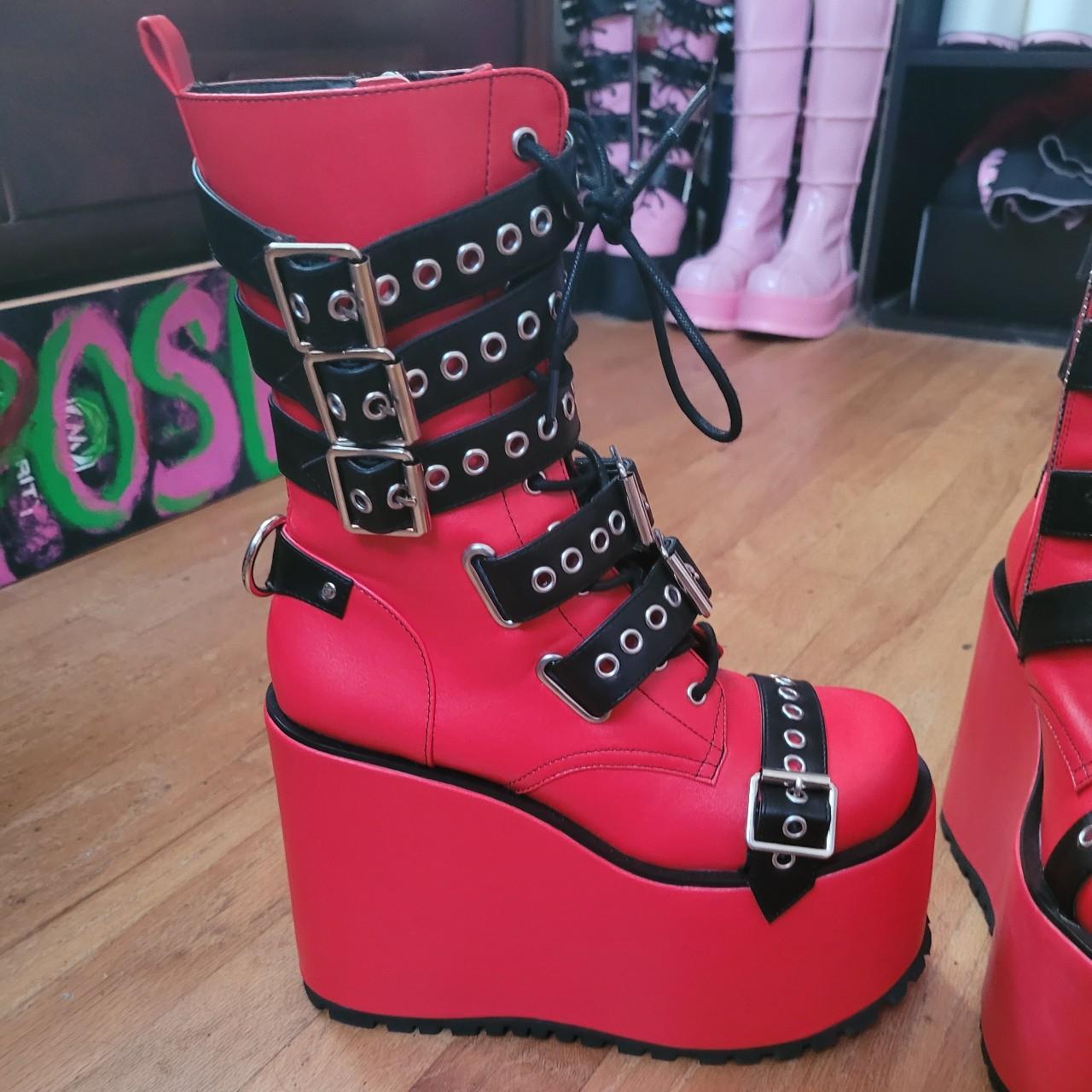 Dollskill Current Mood hell raiders platform boots.... Depop