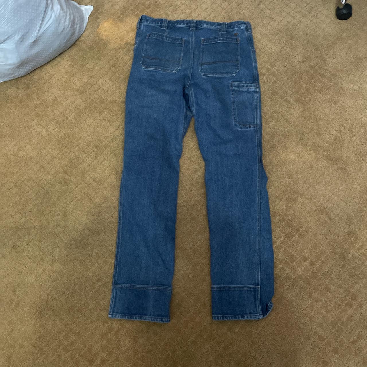 Cool vintage arborwear double knee jeans great... - Depop