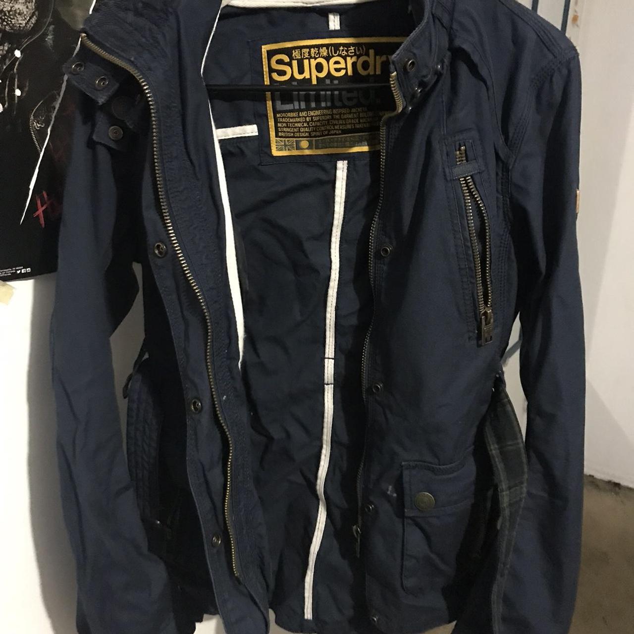 Superdry motorbike clearance