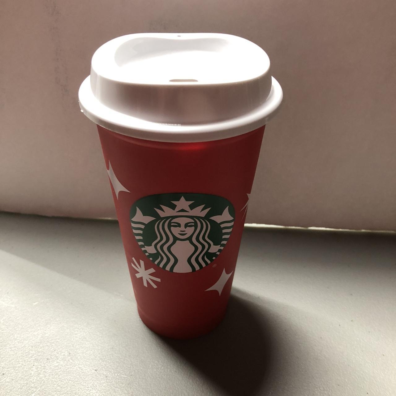 Starbucks Reusable Plastic Hot Cups Holiday 2020 - Depop