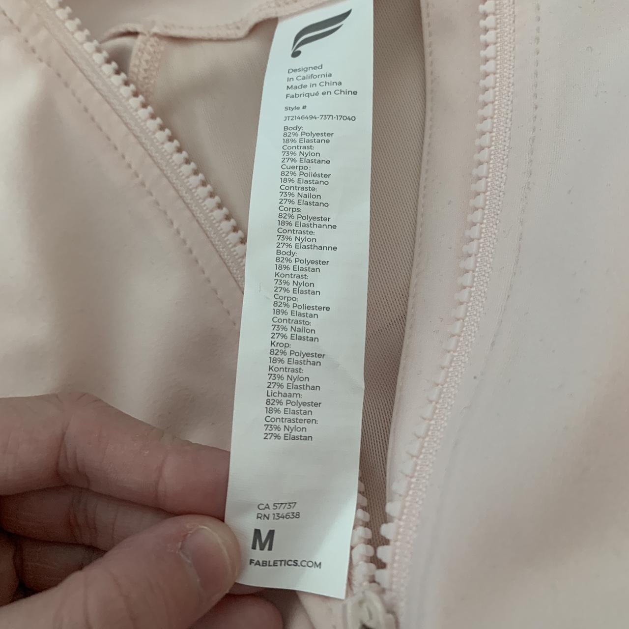 Fabletics Trinity Performance Jacket White Size - Depop