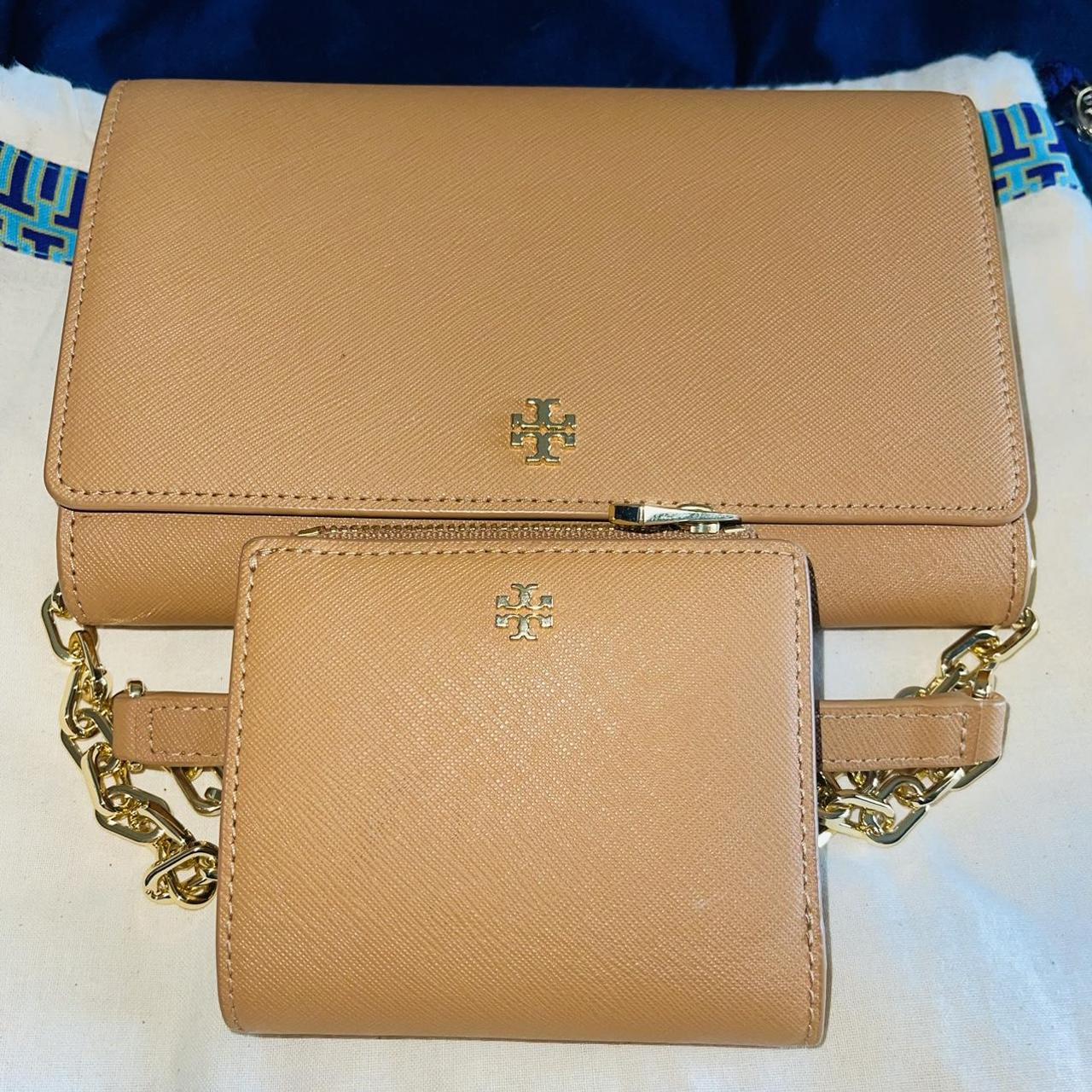 Tory Burch  Robinson Wallet/Crossbody. Black - Depop