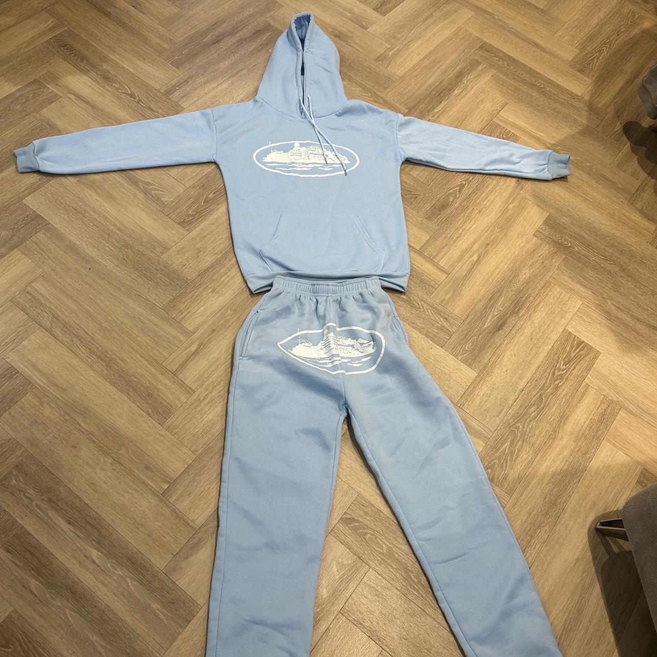 I am selling this Corteiz tracksuit in baby blue