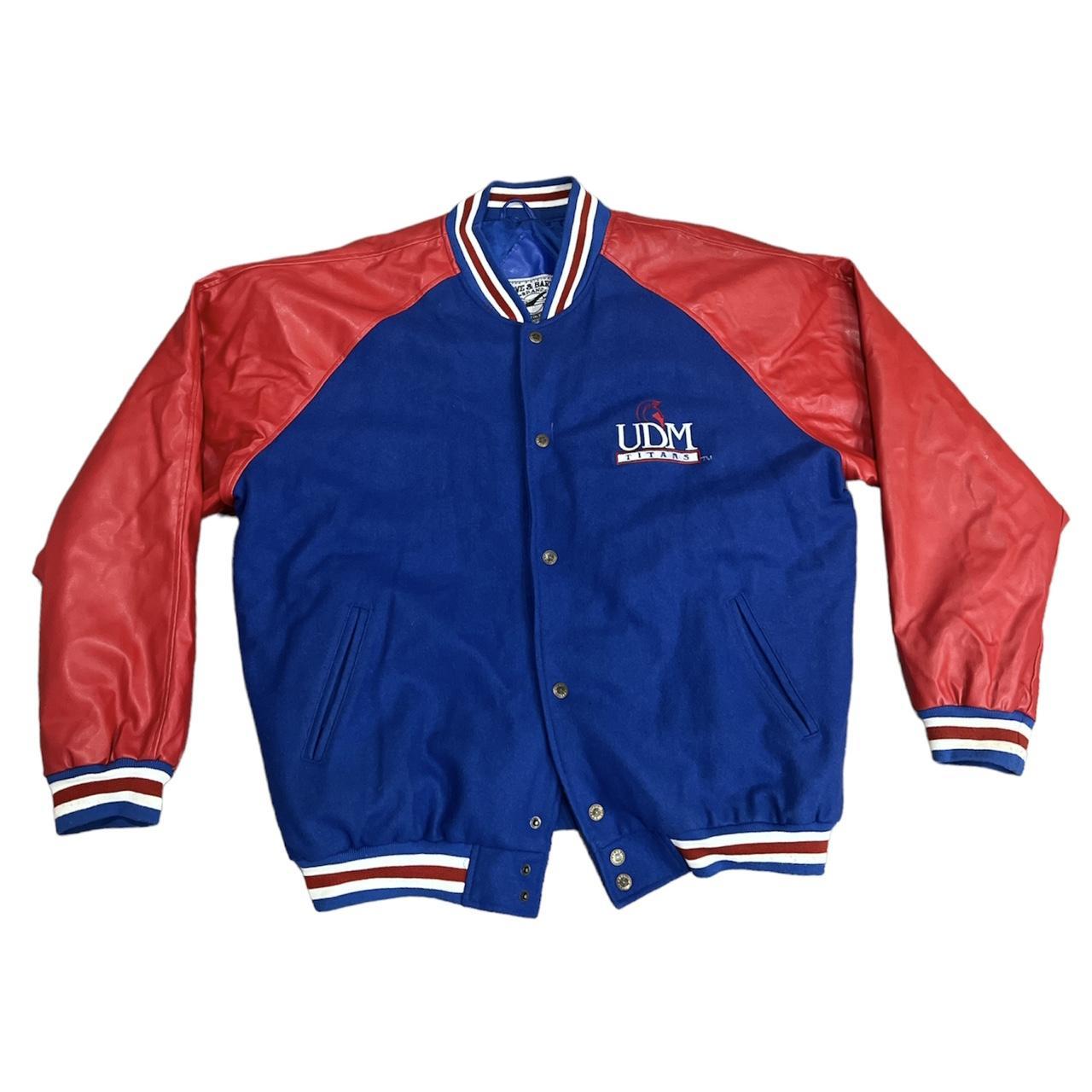 Vintage 90's Detroit Lions Varsity style jacket Size - Depop