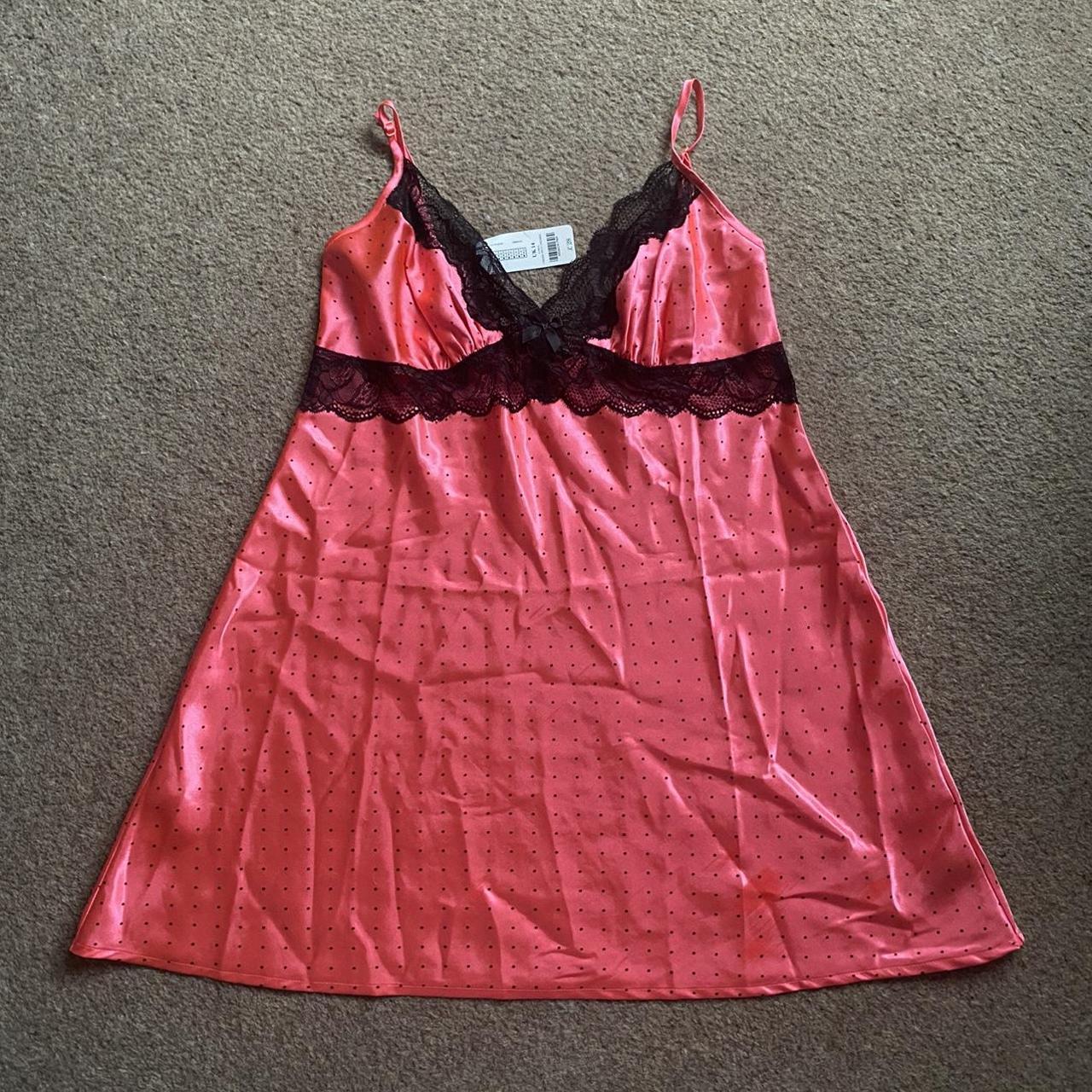 Boux Avenue size 14 coral polka dot Cherie spot... - Depop