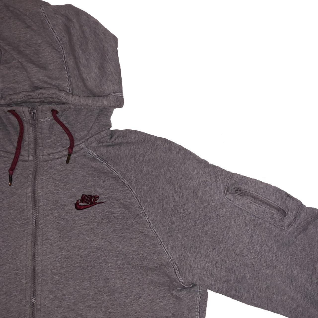 red nike zip up hoodie men's