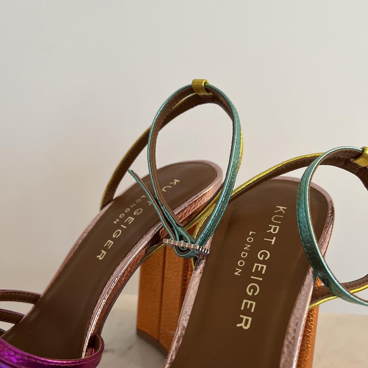 Kurt Geiger Women's Pink and Orange Sandals (3)