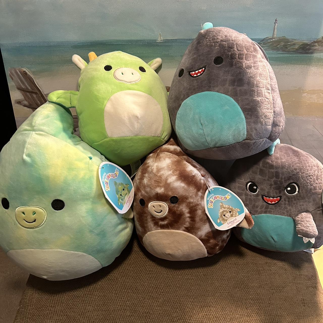 dino squishmallow bundle this bundle includes the... - Depop