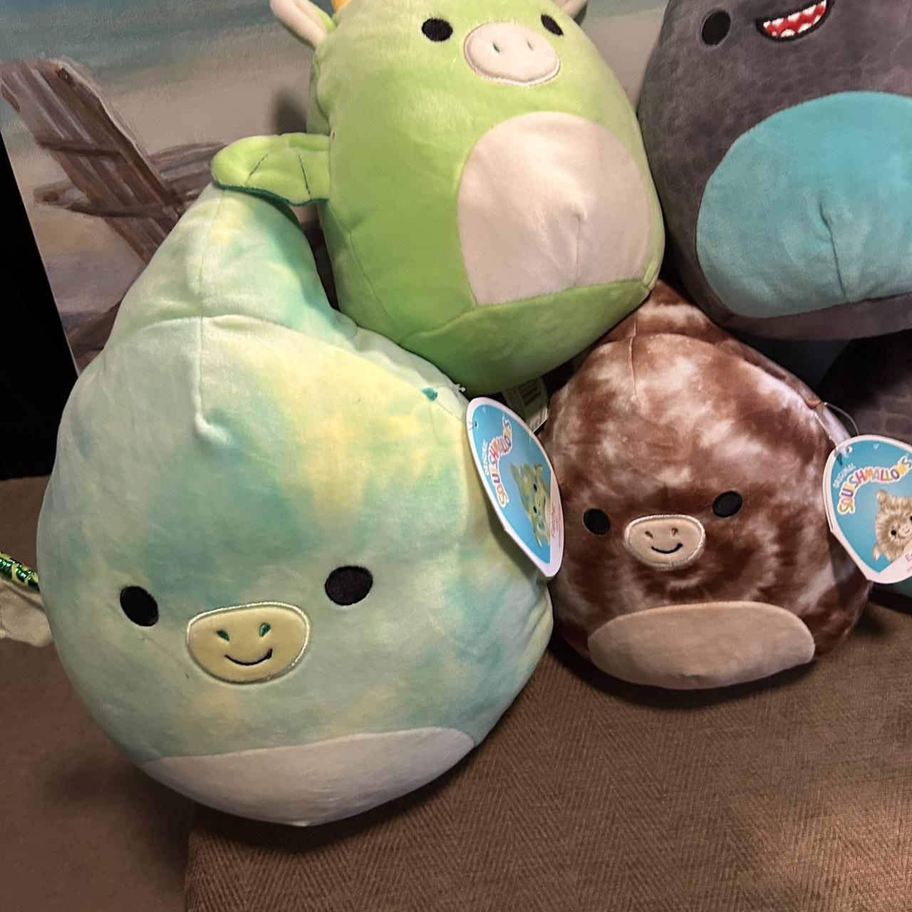 dino squishmallow bundle this bundle includes the... - Depop