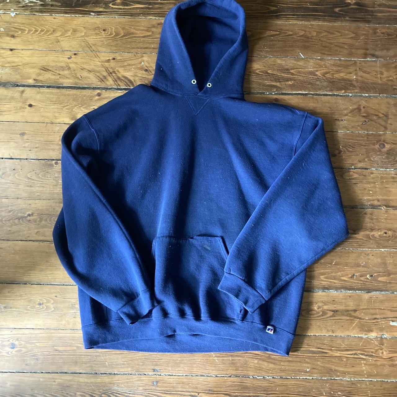 Russell athletics hoodie No string 🧵 XXL Rip near... Depop