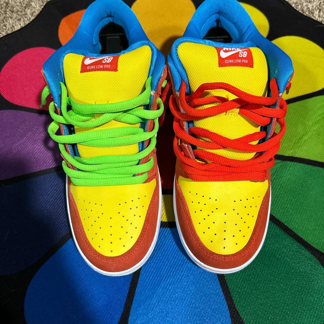 BART Simpson dunks Size 9.5 men’s Worn 2 times... - Depop