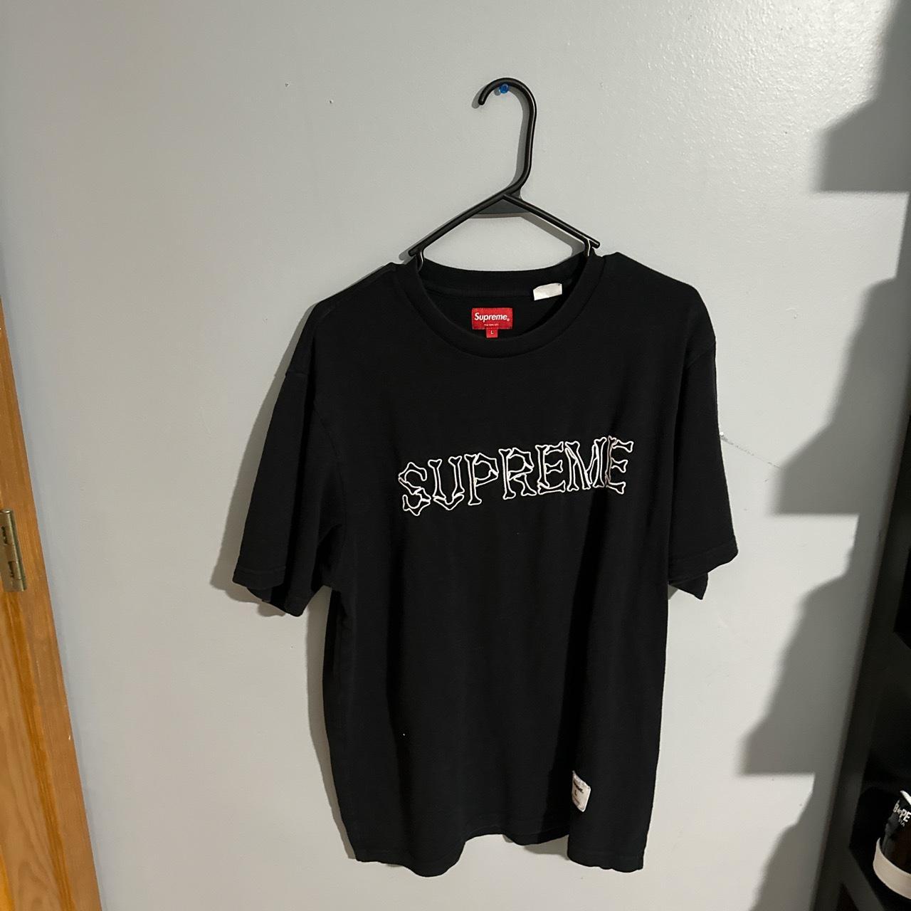 Supreme Bones Black hotsell T-shirt Size XL