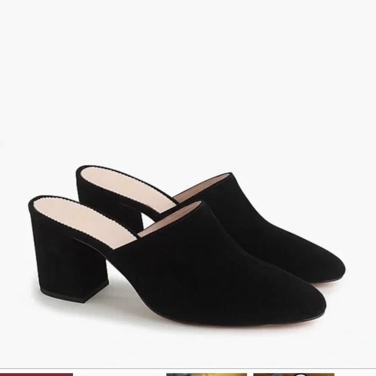 J crew sale block heel mule