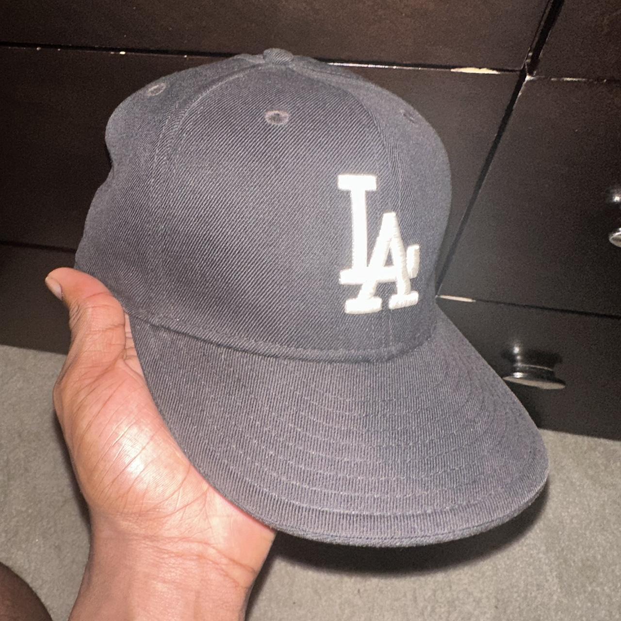 classic LA Dodger new era fitted cap size 7 - Depop