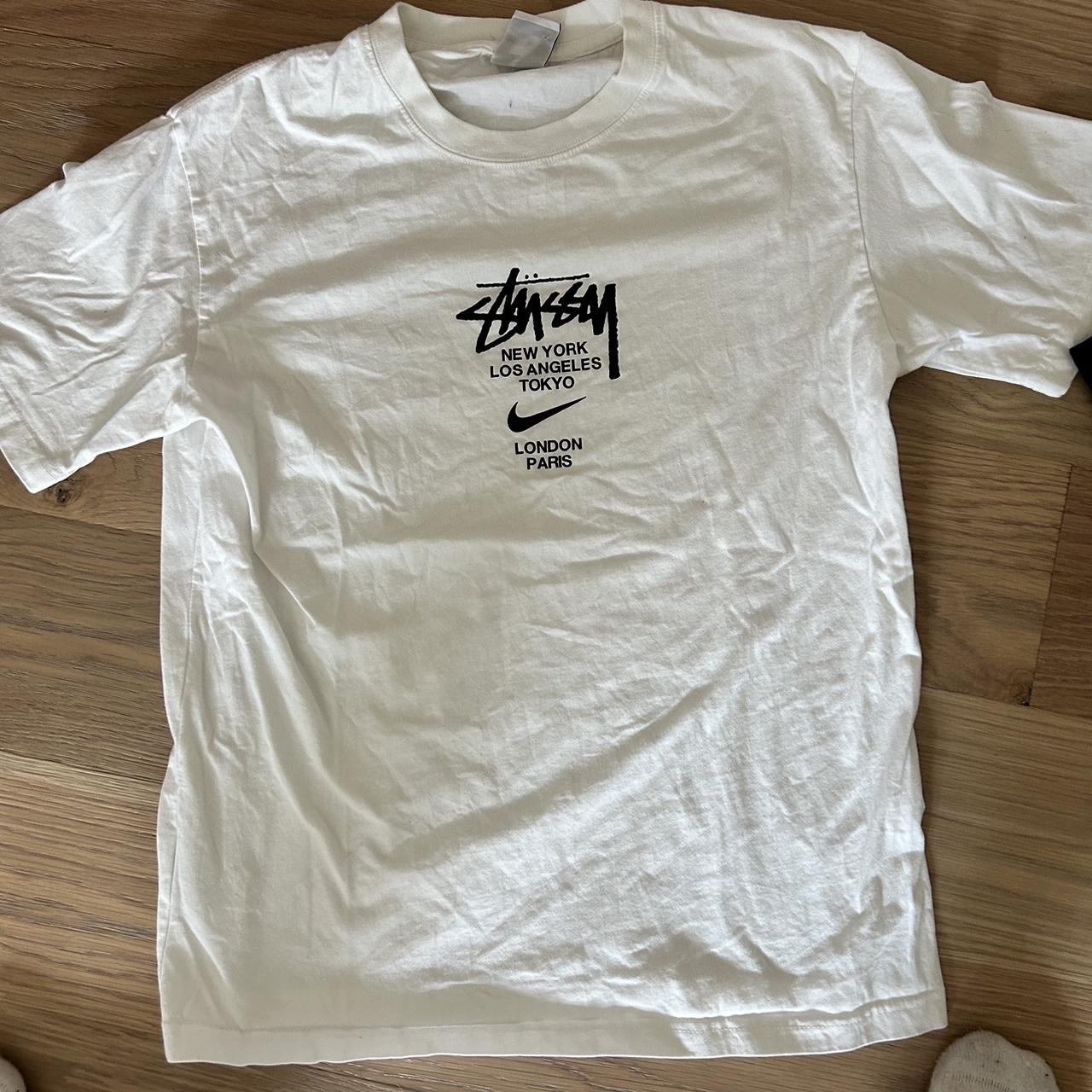 Nike x stussy international tshirt Tag says xl but | Depop