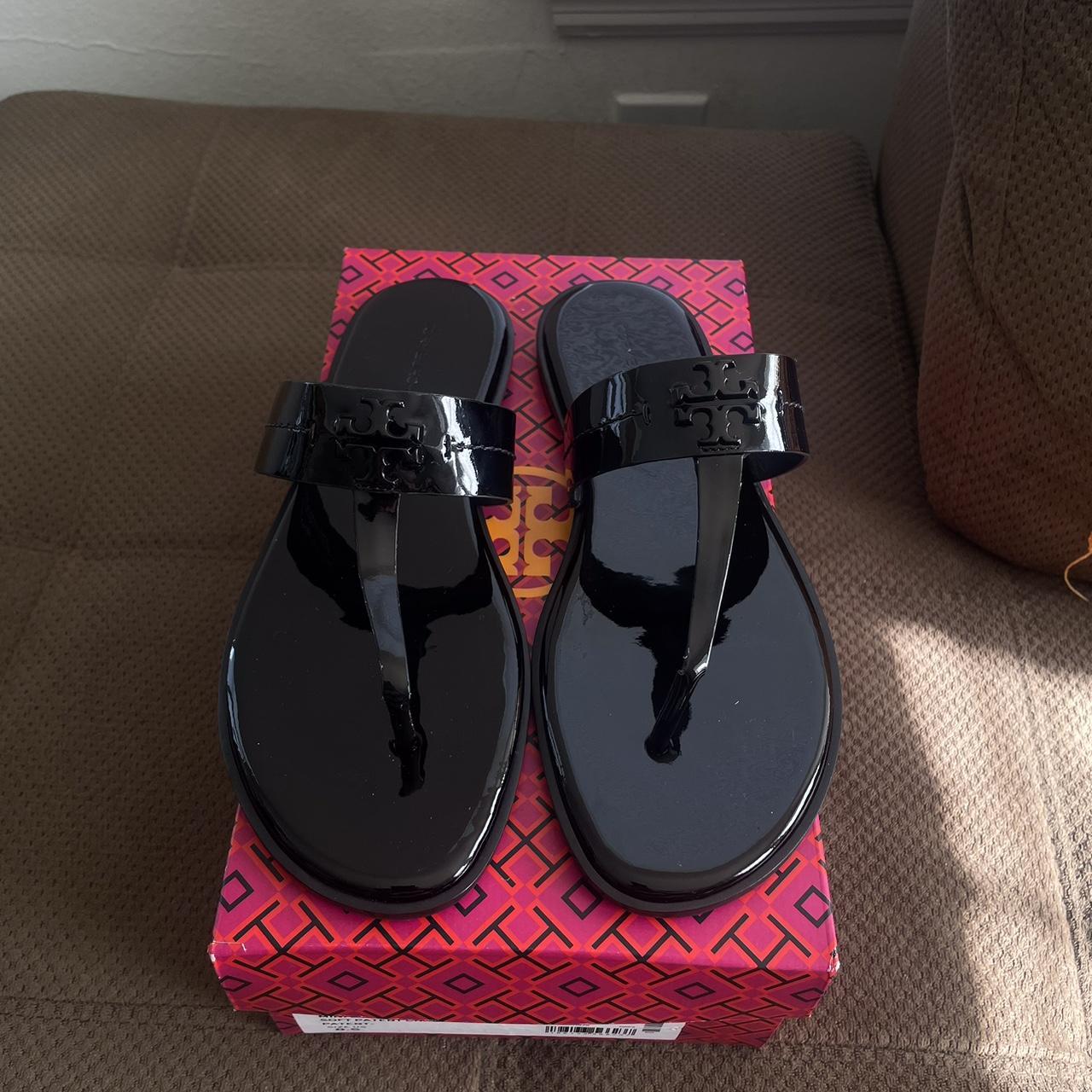 Tory Burch Jelly Bow Thong Sandals in Pink