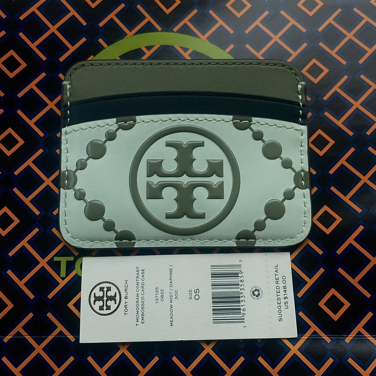 ★人気のブティックモデル★TORY BURCH FELIX MEDIUM WALLET Tory Burch Felix Medium Wallet 🖤 - Pebbled leather | Depop