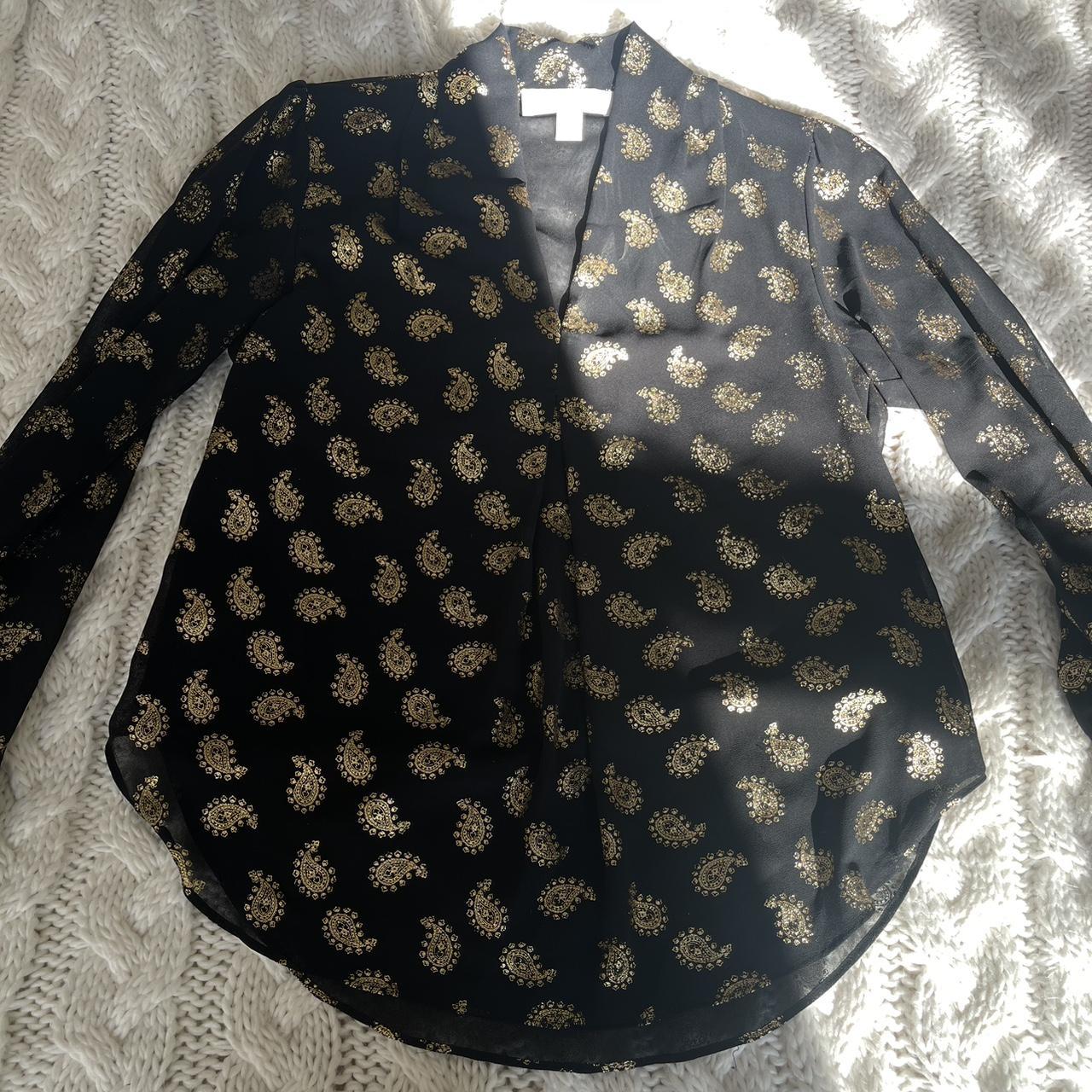 Michael Kors top chiffon material with beautiful. Depop