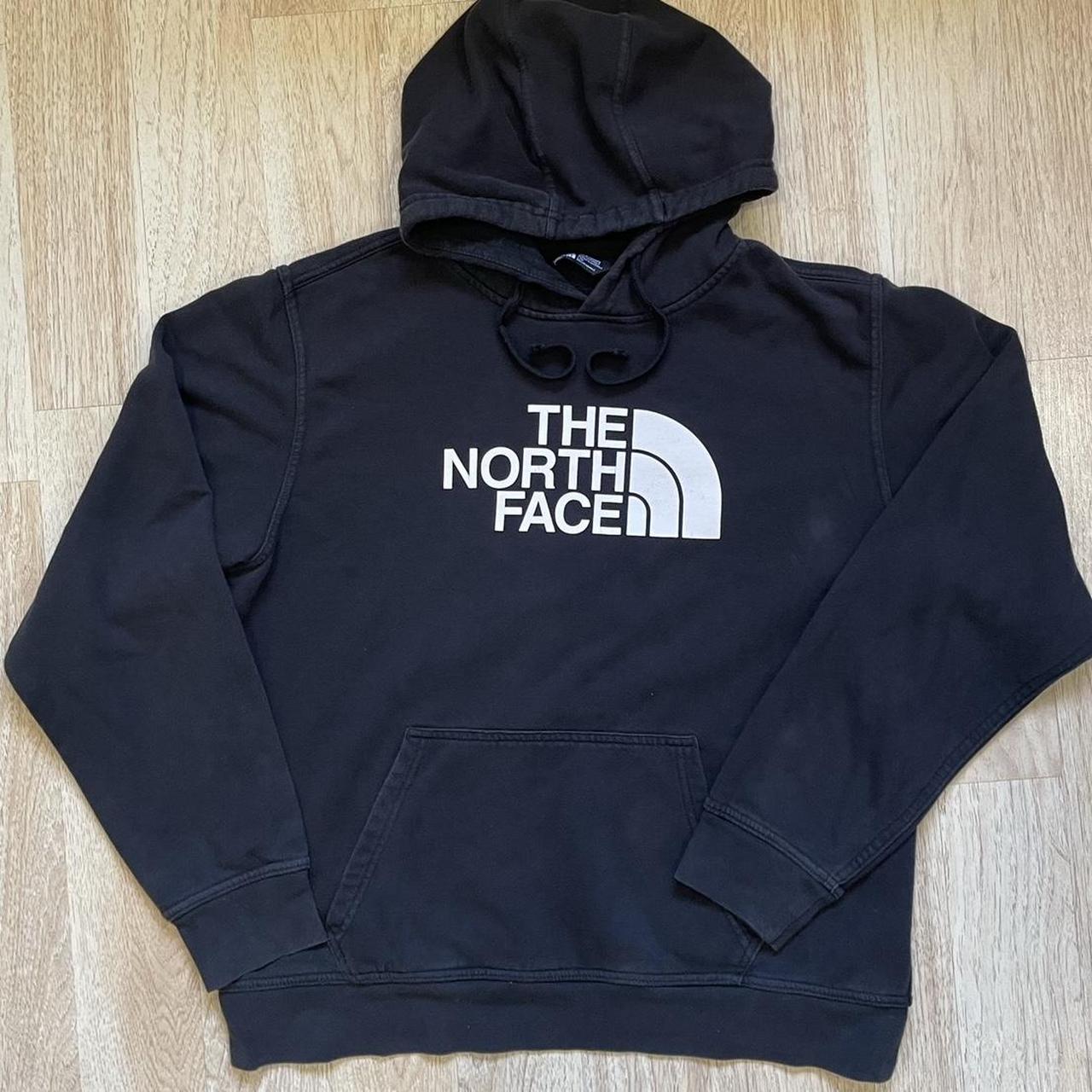 L/G The north face hoodie worn perfectly and is... - Depop