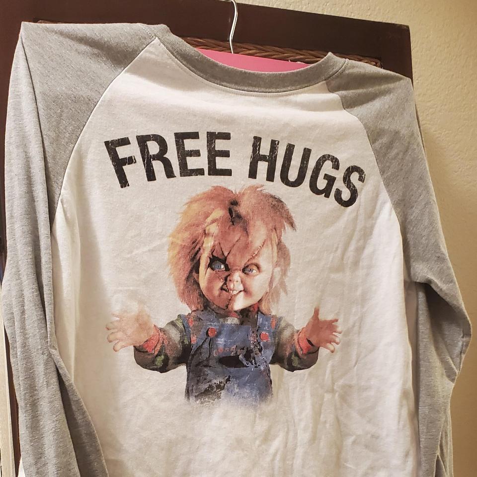 chucky free hugs shirt