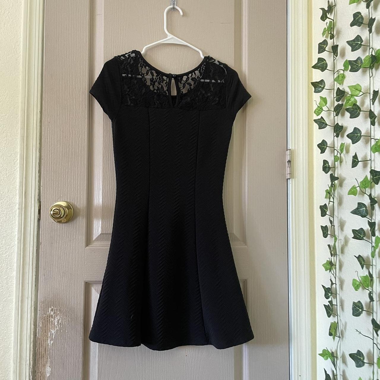 Charlotte russe black outlet lace dress