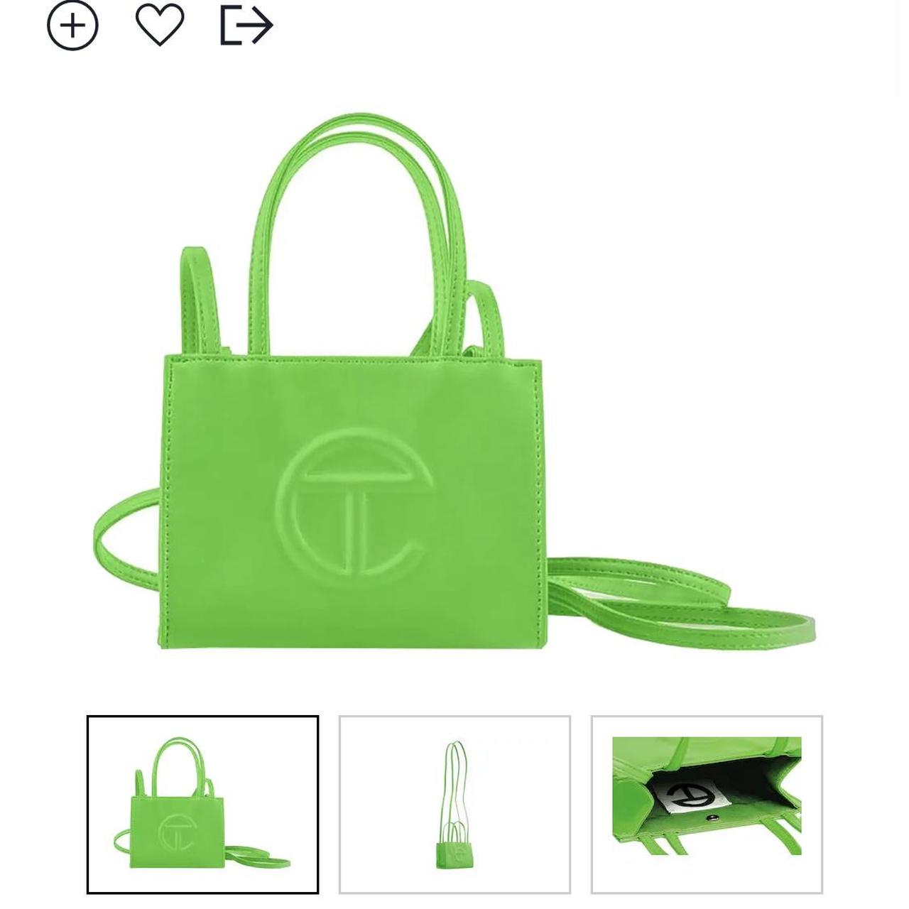 Telfar Women's Green Bag Depop