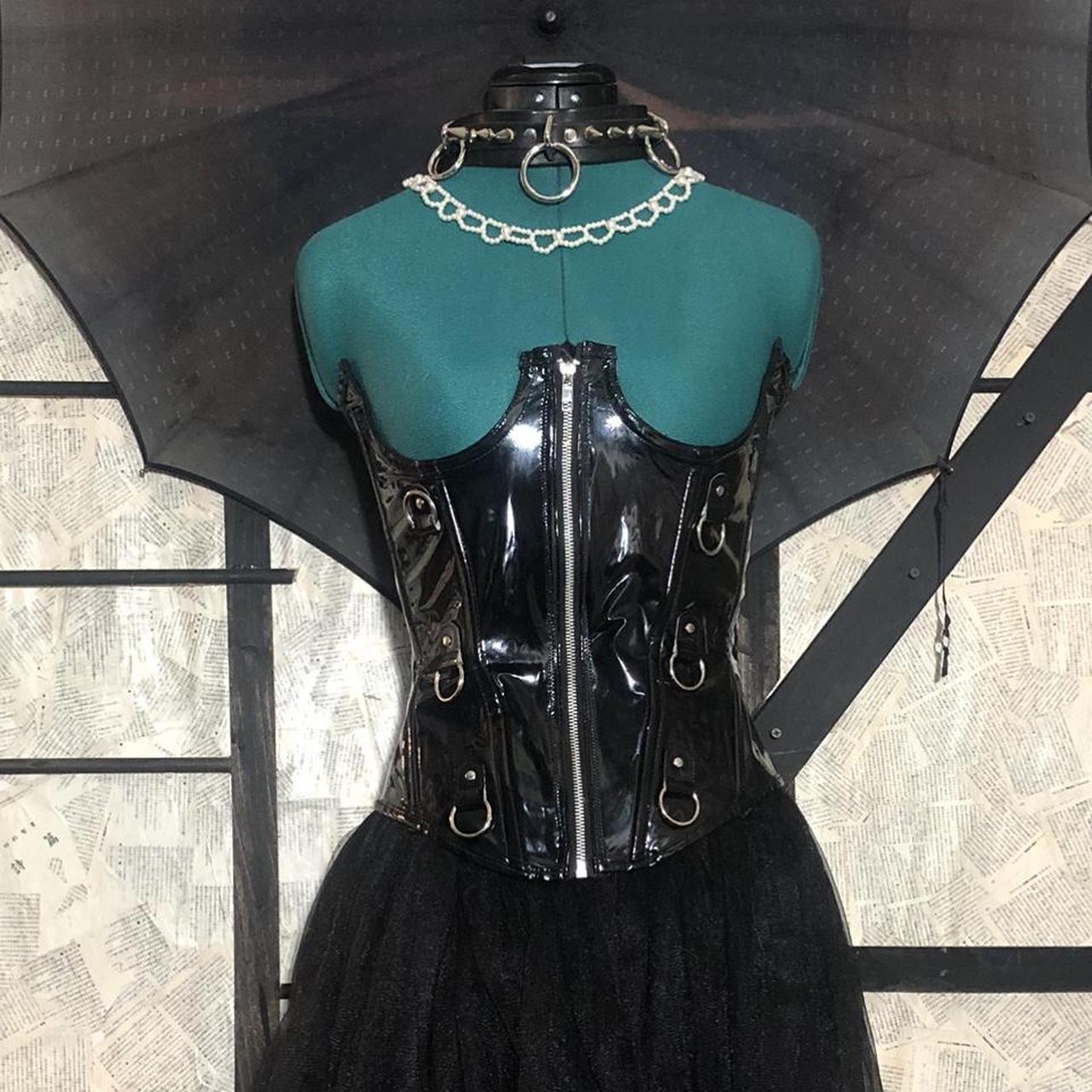 !M?ERFECT Women's Black Corset