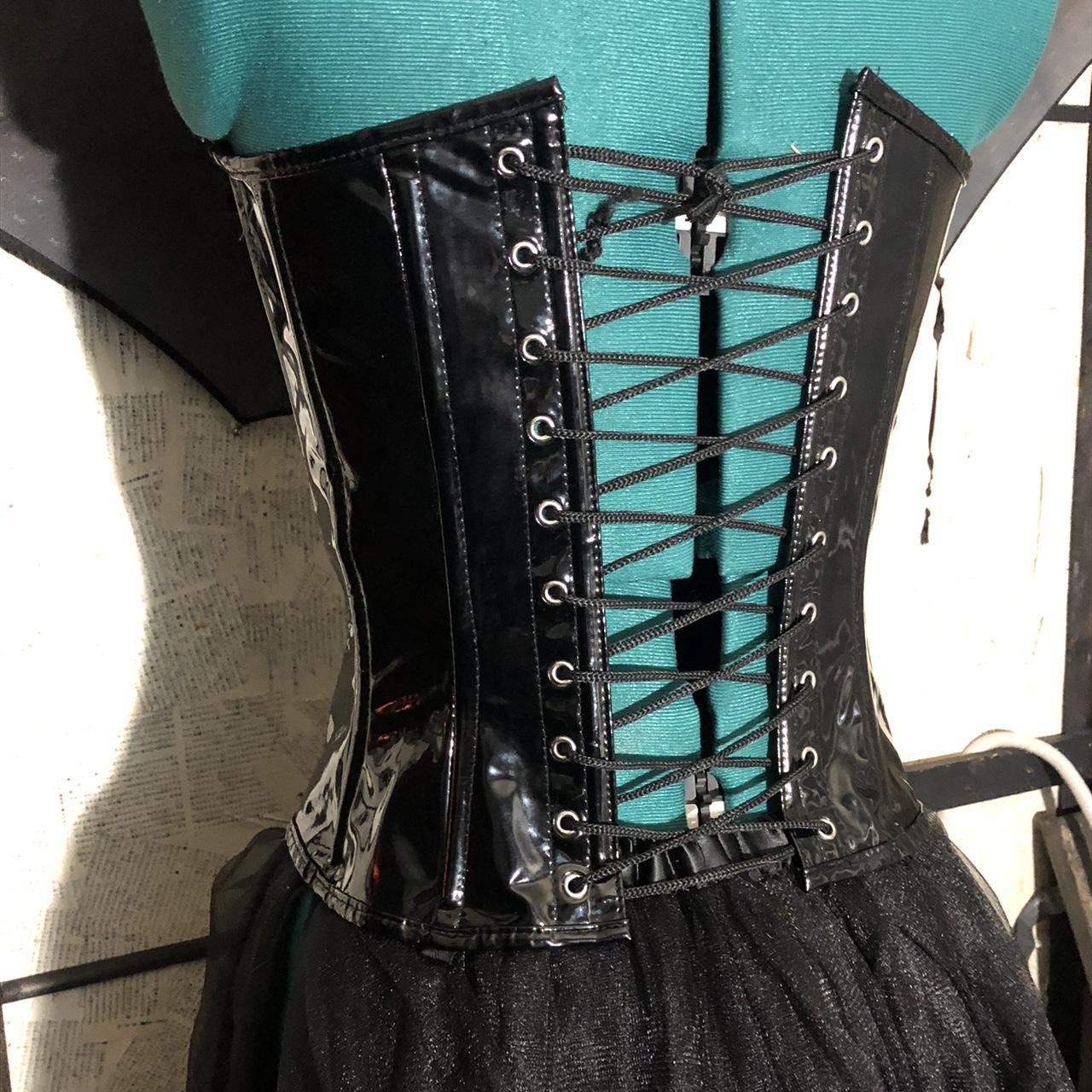 !M?ERFECT Women's Black Corset (7)