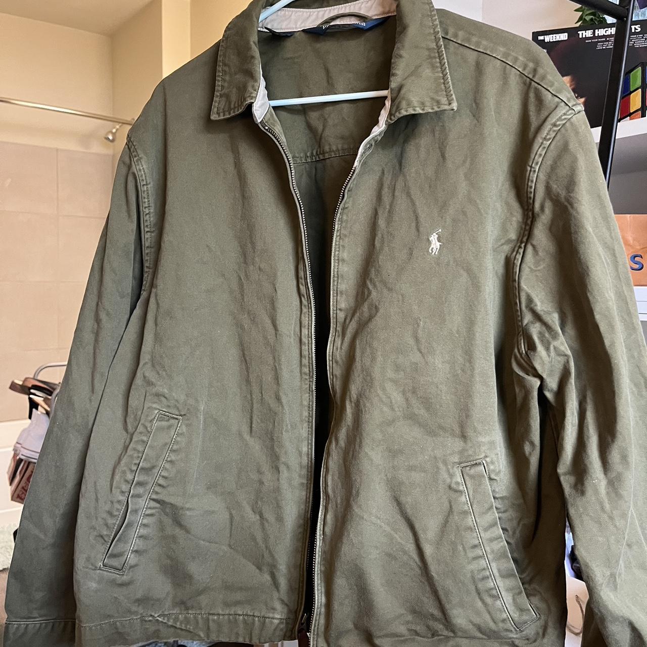Polo Ralph Lauren Men's Green Coat Depop