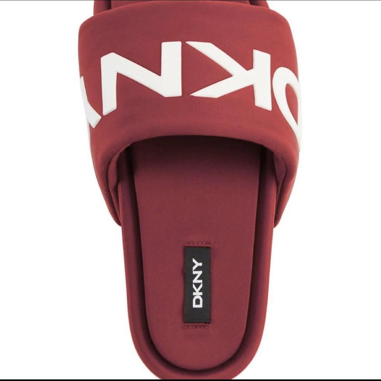 Dkny store red sandals