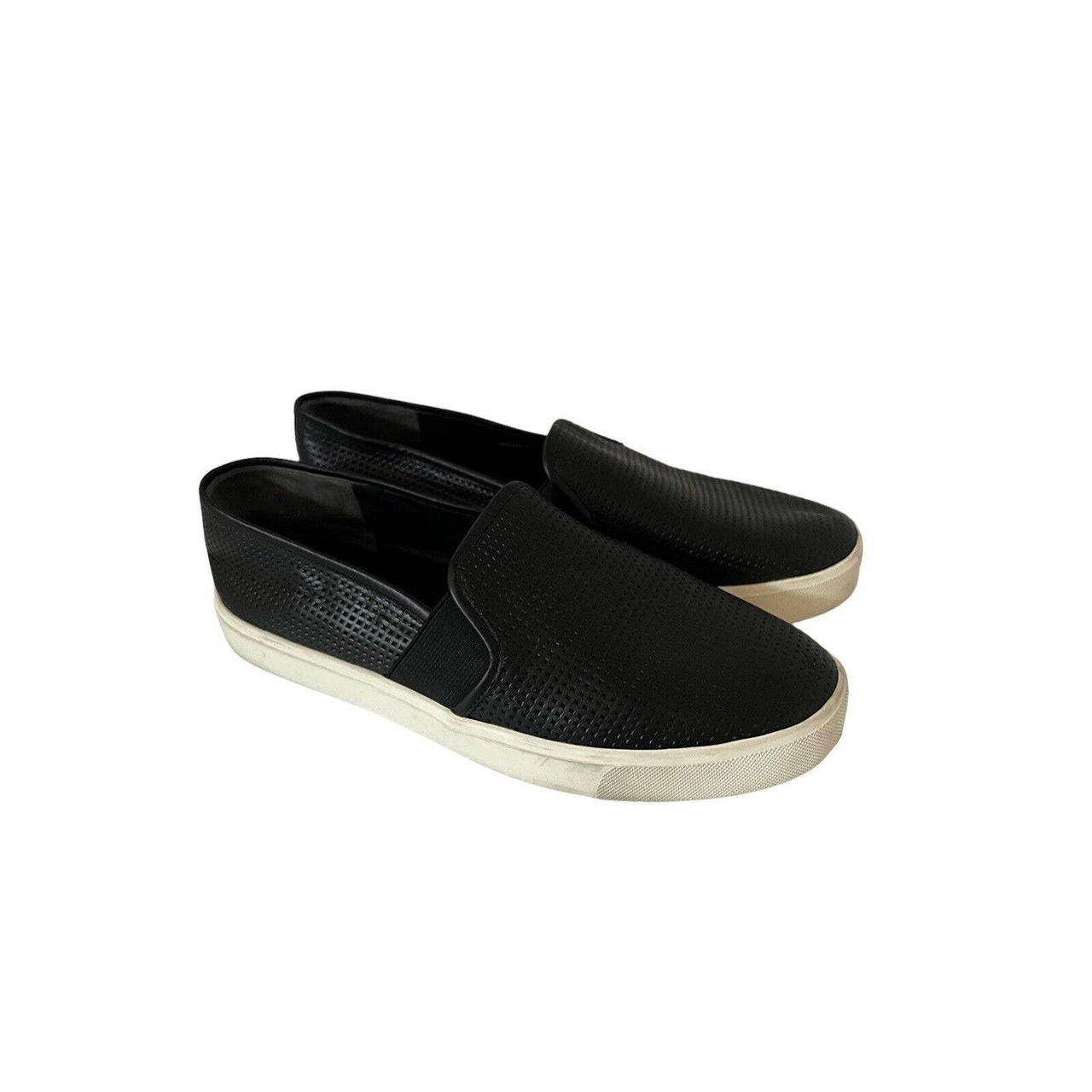 Vince leather hot sale slip on sneakers