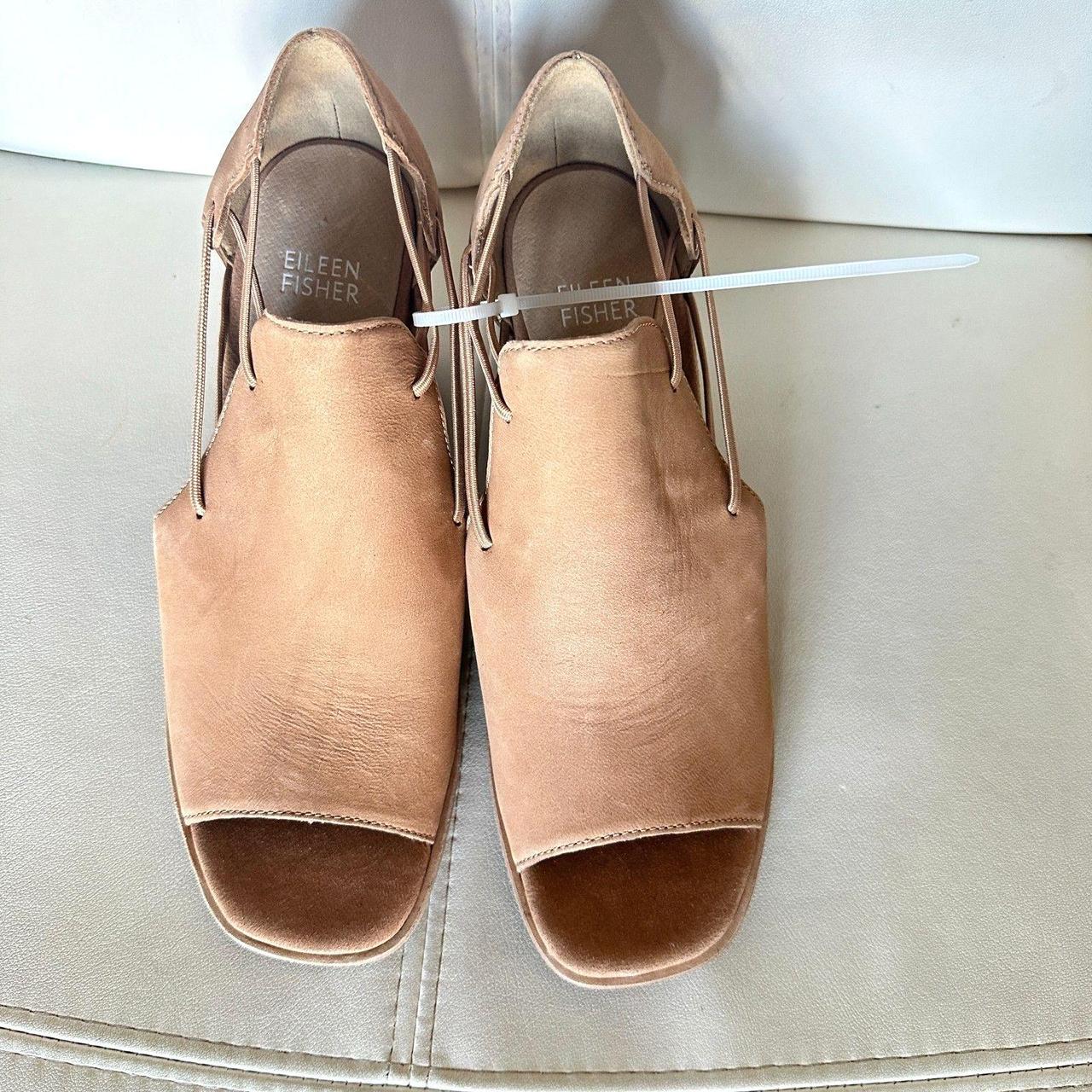 eileen fisher nikki peep toe sandal