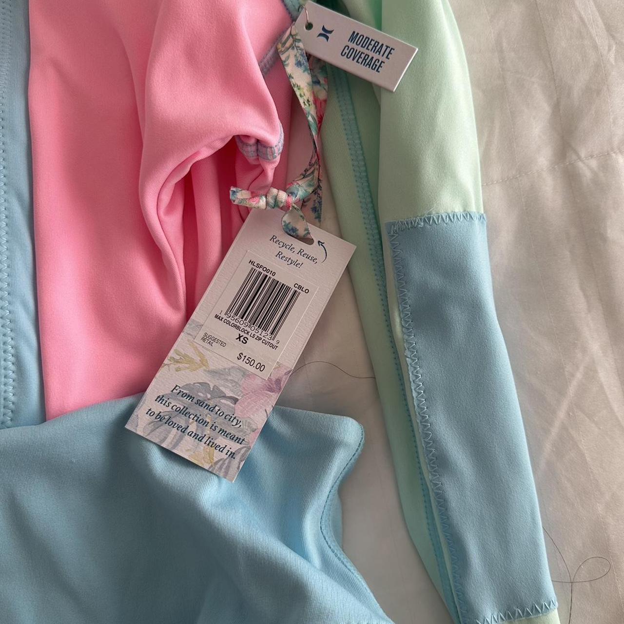 Love shack fancyX Hurley long sleeve color block... Depop