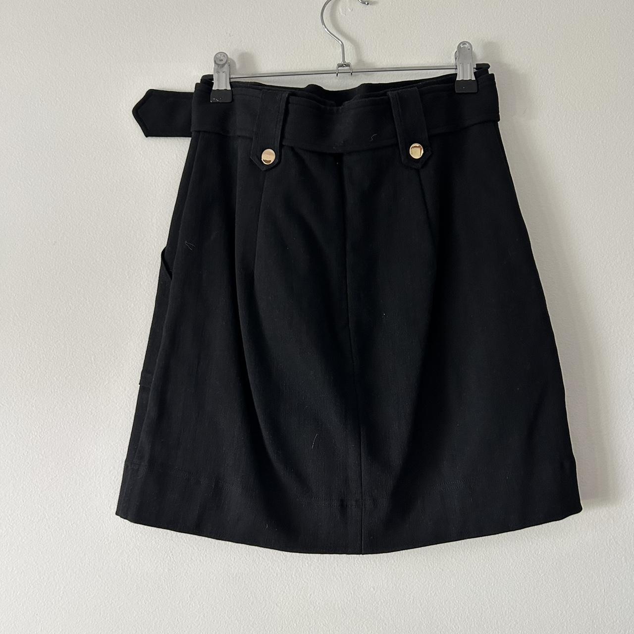 Sheike black mini skirt Size 8 Worn a couple times,... - Depop