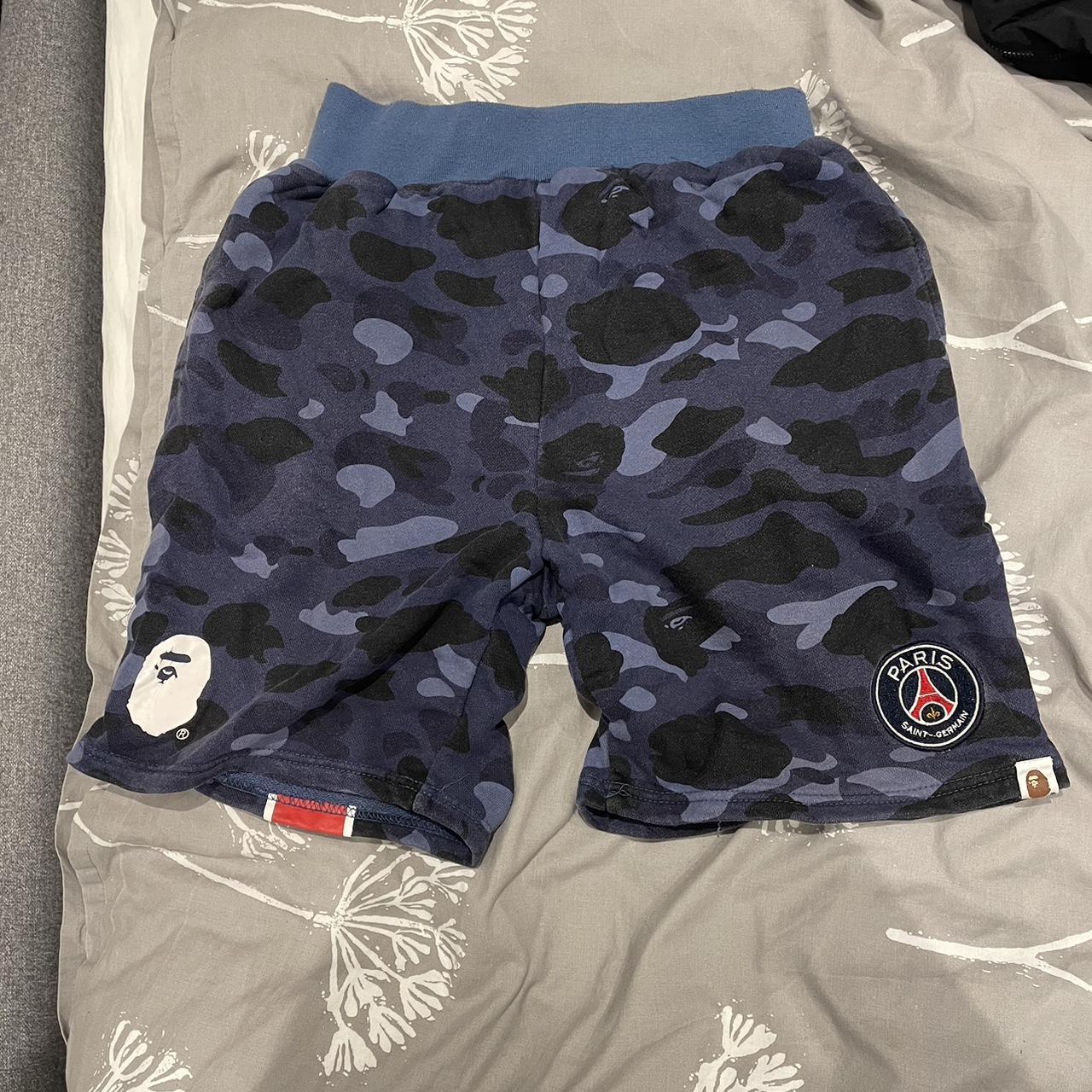 Bape x psg shorts hotsell