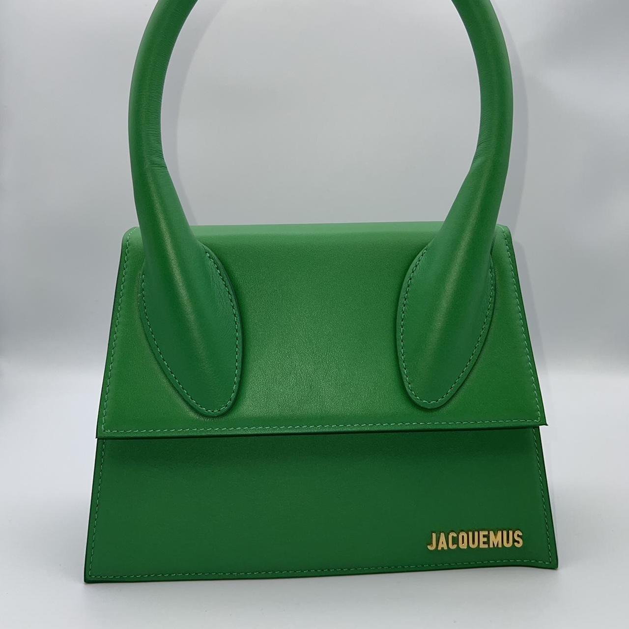 Jacquemus Women's Green Bag | Depop