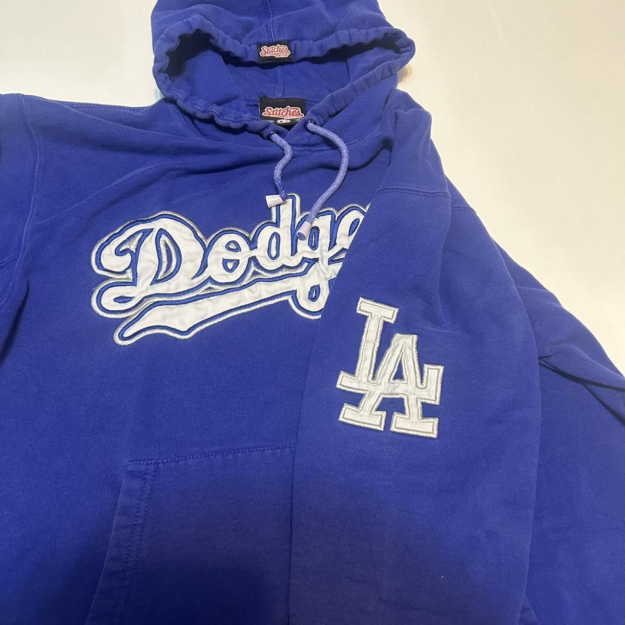 Stitches LA Dodgers Hoodie Brand Stitches LA Depop