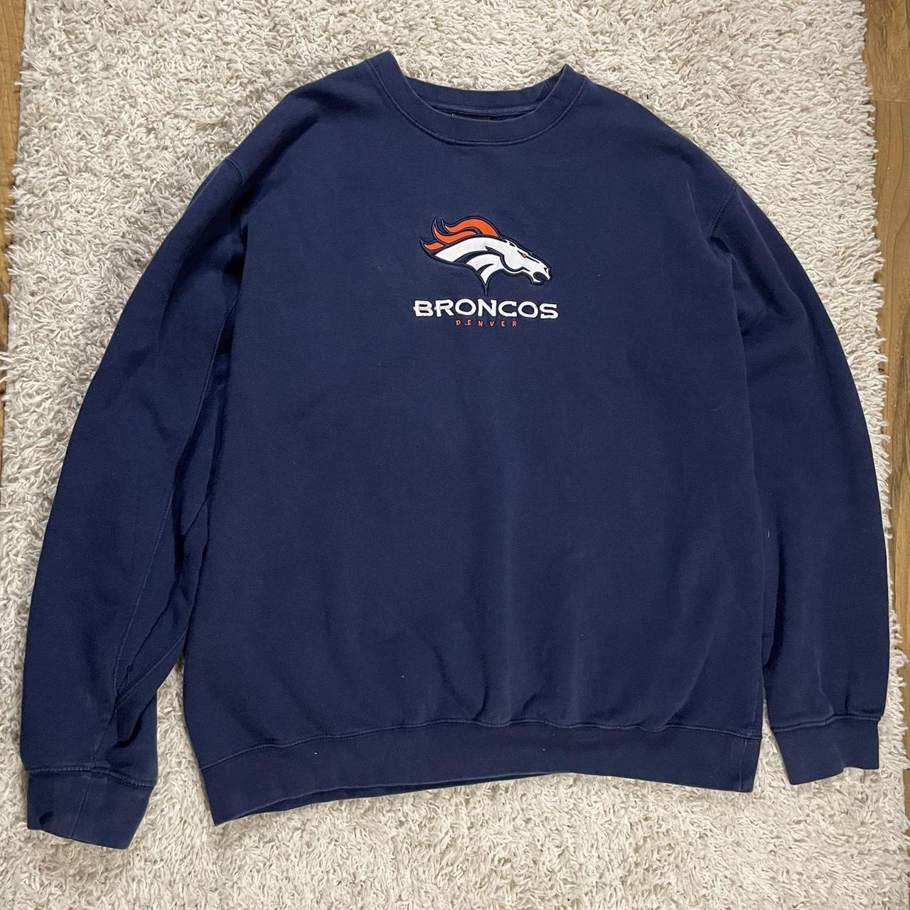 NFL Team Apparel Denver Bronco long sleeve tee Size - Depop