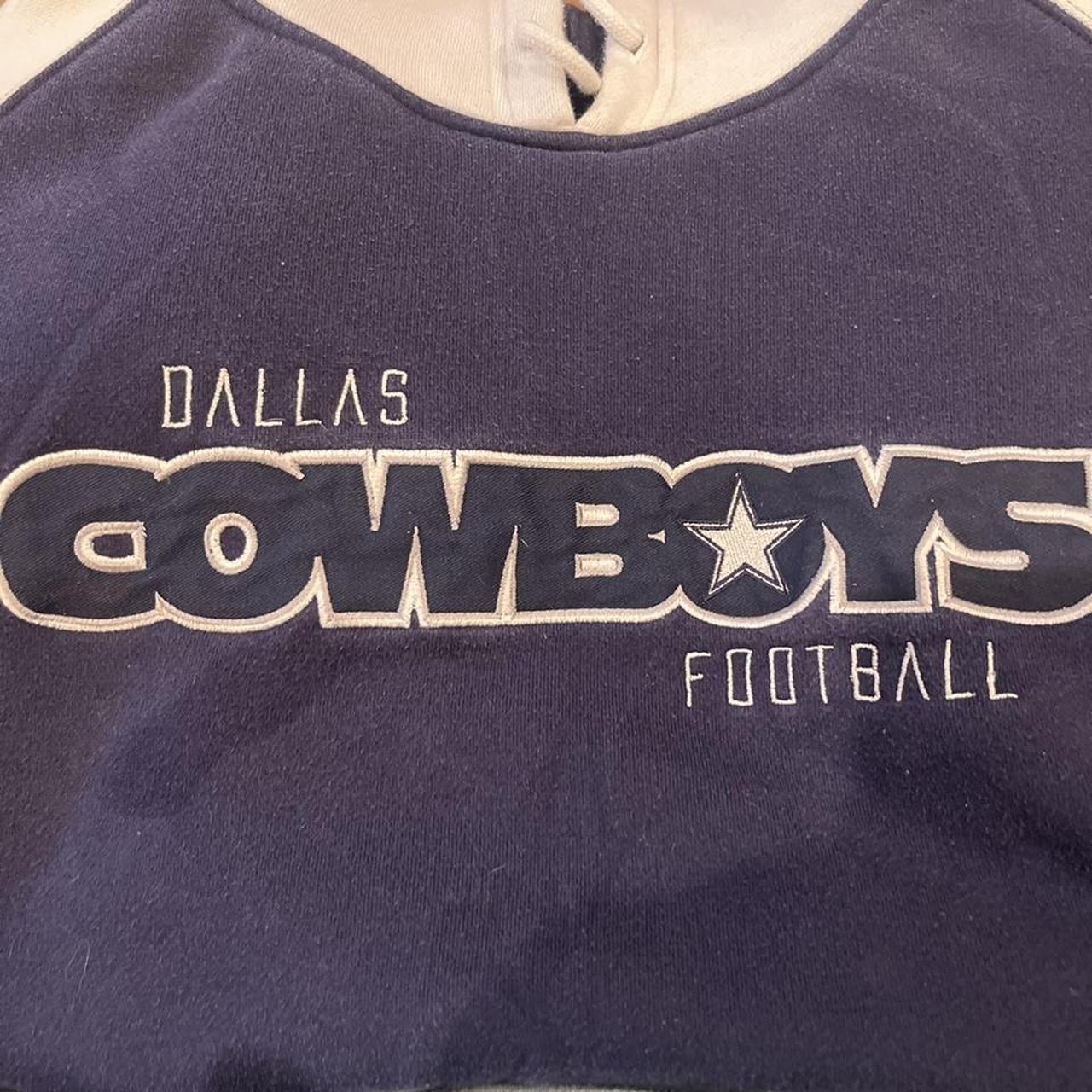 Dallas cowboys navy blue sweatshirt with graphic on - Depop