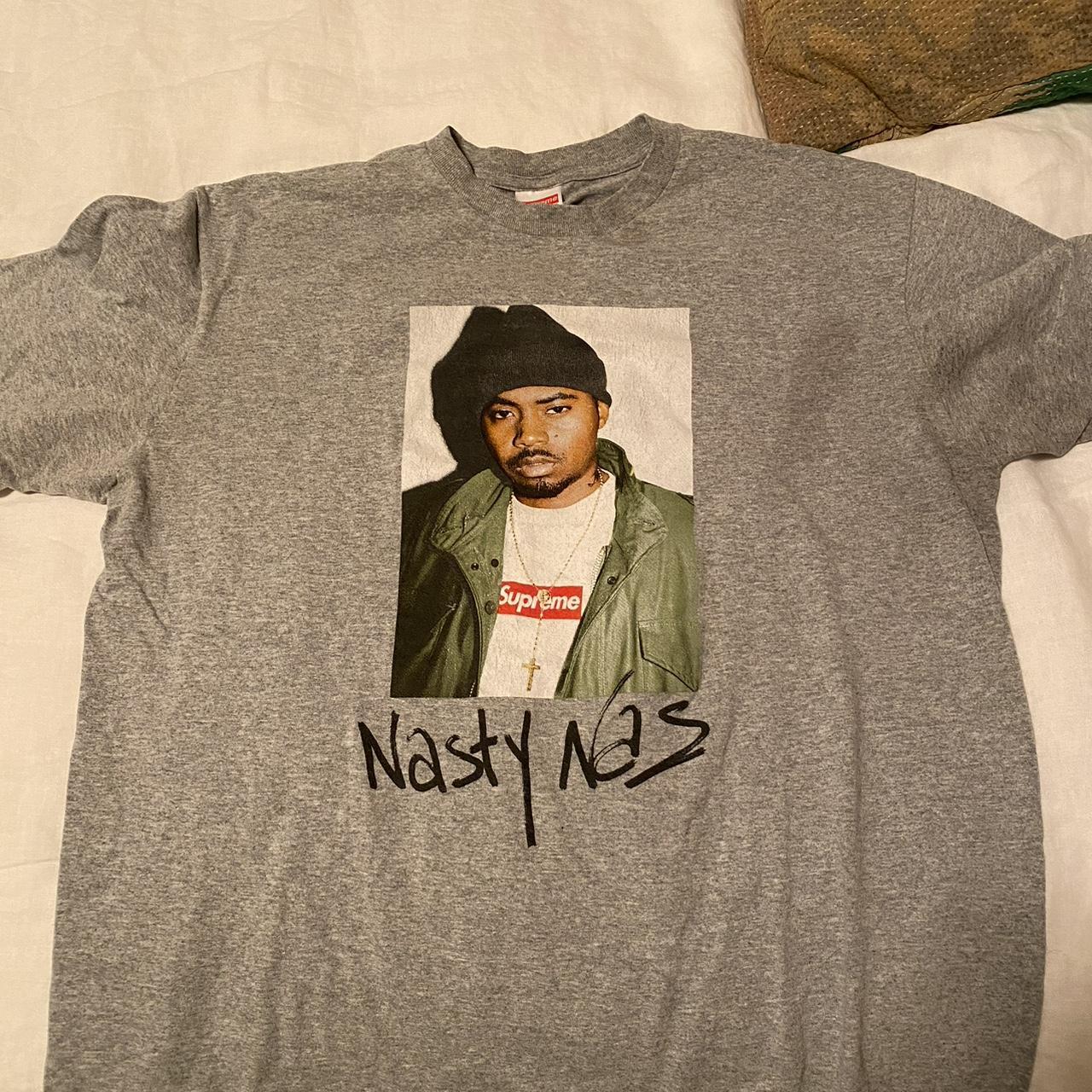 Supreme t shirt nas deals