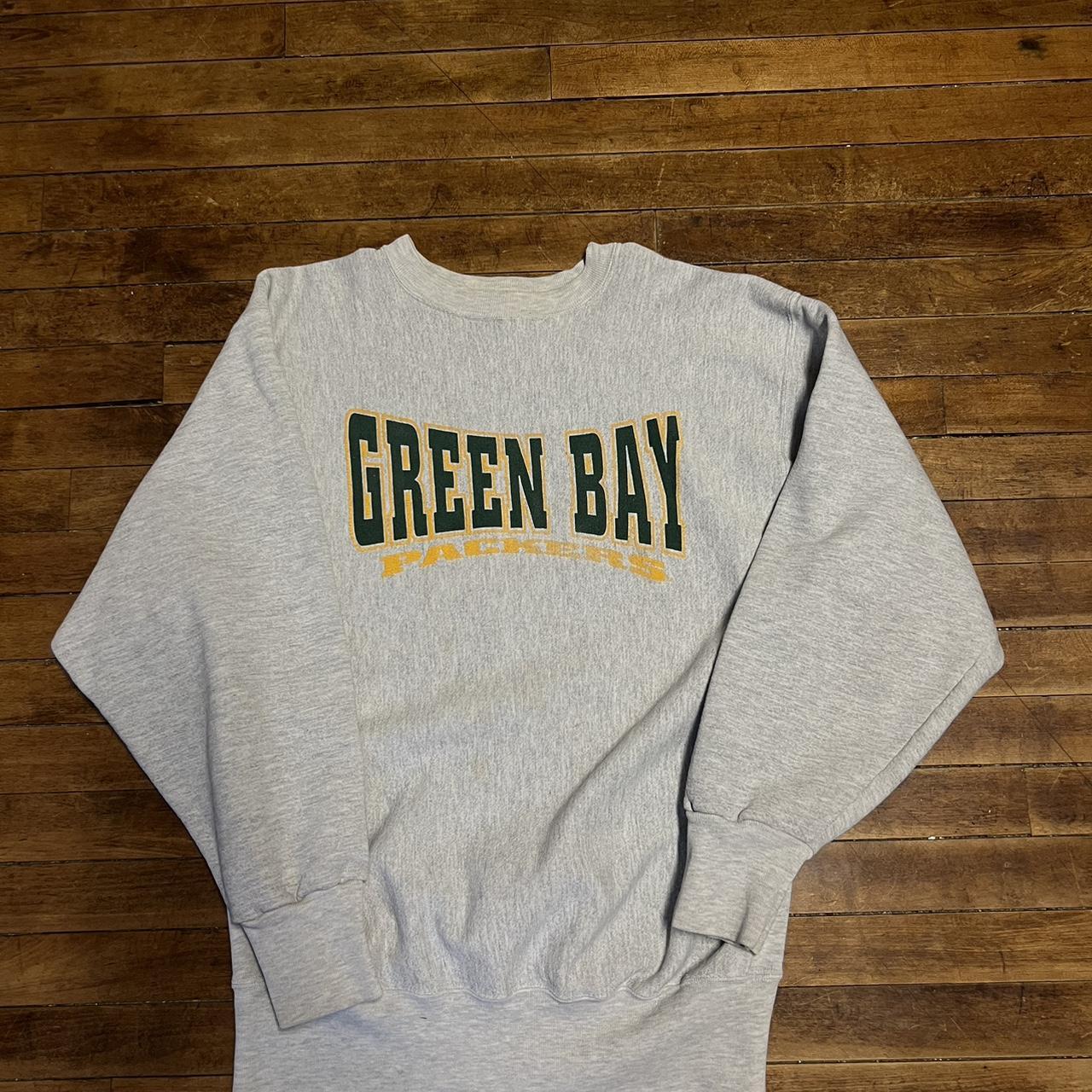 Vintage 90s Green Bay Packers Crewneck Perfect - Depop