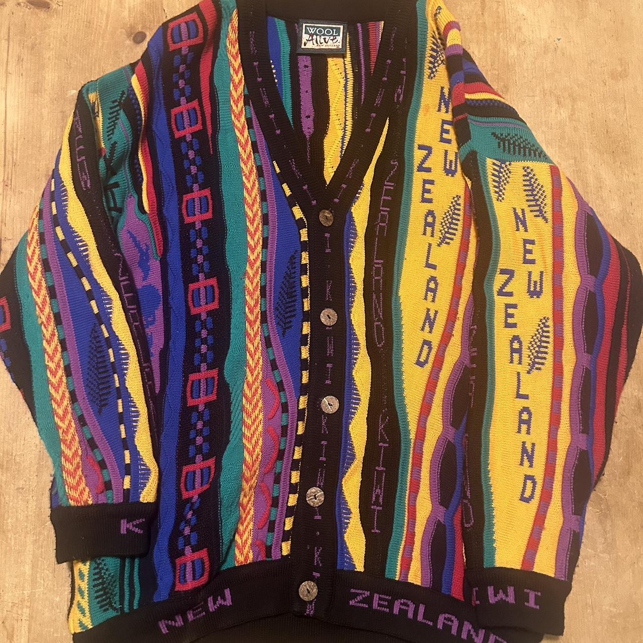 Coogi Men's Cardigan - Multi - M – Coogi sweater … - image 1